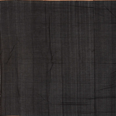 Orange Handwoven Orissa Cotton Saree With Floral Motif Buttas