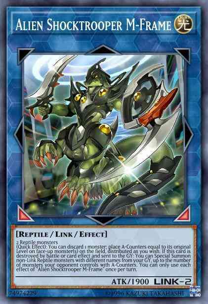 Alien Shocktrooper M-Frame - DUOV-EN003 - Ultra Rare - 1st Edition