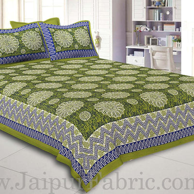 COMBO42- Set of 1 Double Bedsheet and  1 Single Bedsheet With  2+1 Pillow Cover