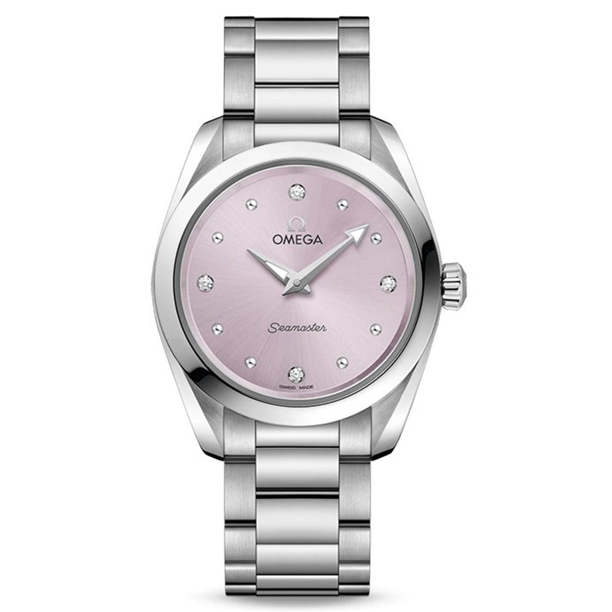 Omega Seamaster Purple Dial Women 28MM