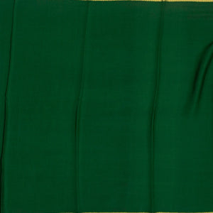 Red Mysore Crepe Silk Saree With Contrast Border