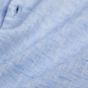 Light Blue Linen Blend Shirt