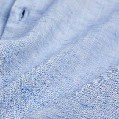 Light Blue Linen Blend Shirt