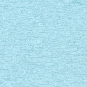 Blue plain design crushed tissue saree, contrast floral & bird embroidery border
