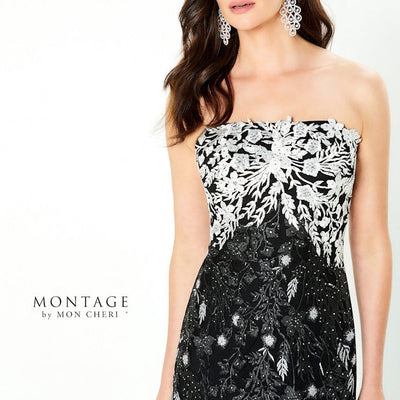 Montage 220944 Long Lace Detail Formal Dress