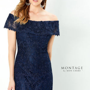 Montage 220947 Long Ruffle Top Formal Evening Dress