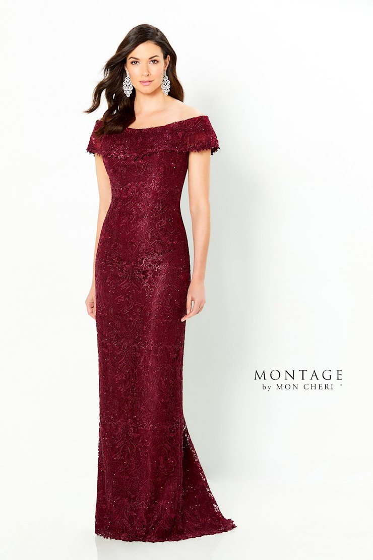 Montage 220947 Long Ruffle Top Formal Evening Dress