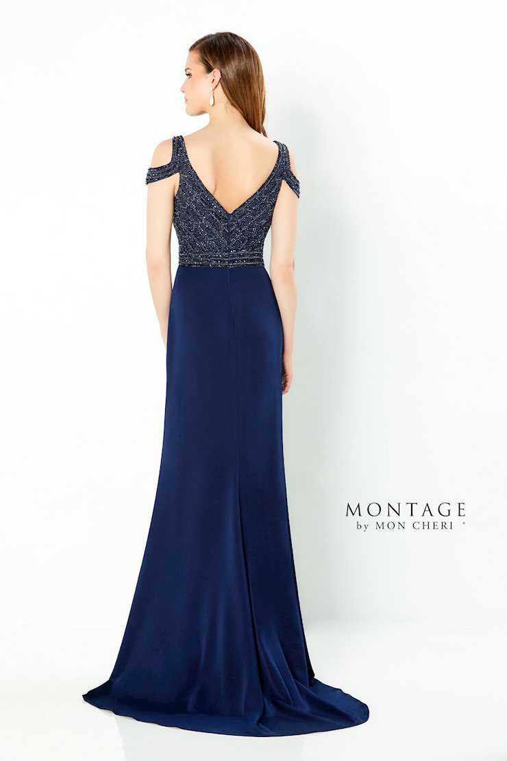 Montage 220951 Beaded Gown Long Bodice Formal Dress