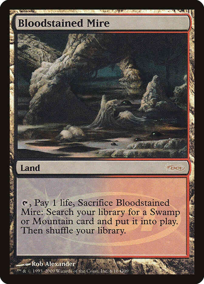 Bloodstained Mire [6] [Judge Gift Cards 2009] [Foil]
