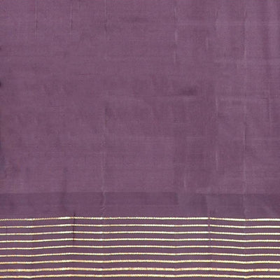 Green zari buttas silk saree, contrast temple banaras zari design border & zari design pallu