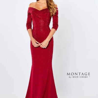 Montage 221970 Long Fitted Formal Evening Dress