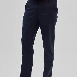 Navy Slim Fit Trousers