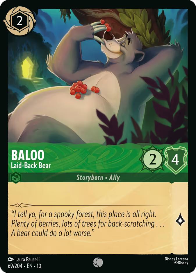 Baloo - Laid-Back Bear - 69/204 [Whispers in the Well] [Non-Foil]
