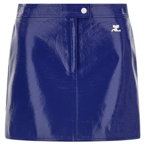 Courreges Reedition Vinyl Skirt