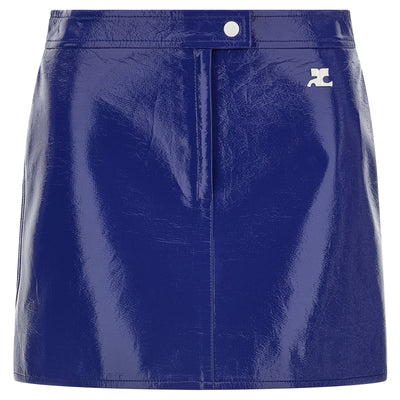 Courreges Reedition Vinyl Skirt