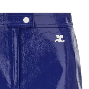 Courreges Reedition Vinyl Skirt