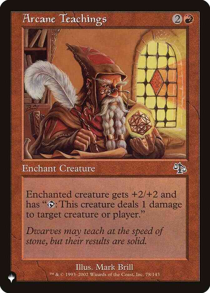 Arcane Teachings [JUD-78] [The List] [Non-Foil]