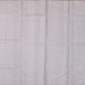 Magenta Handloom Kanchipuram Korvai Silk Saree With Contrast Border