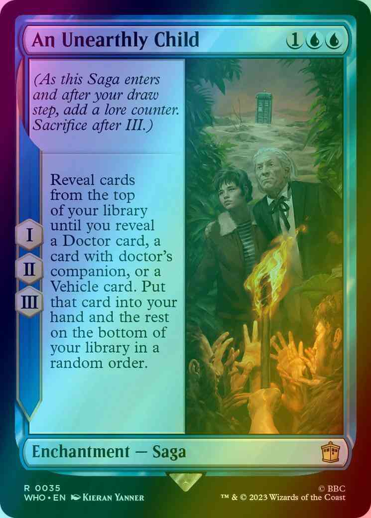 An Unearthly Child [35] [Universes Beyond: Doctor Who] [Foil]