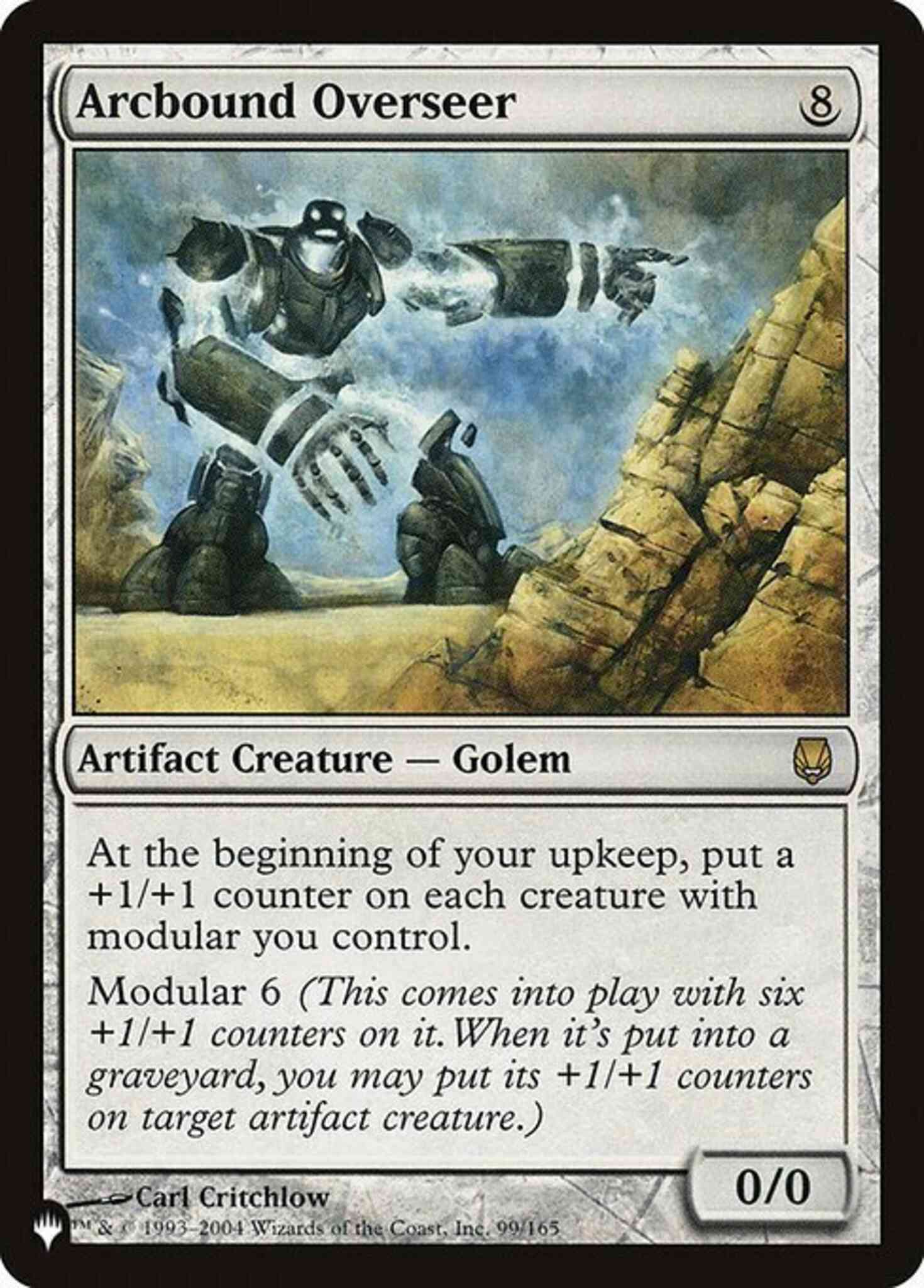 Arcbound Overseer [DST-99] [The List] [Non-Foil]