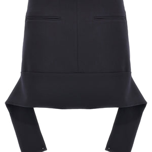 Courreges Reversed Belt Mini Skirt