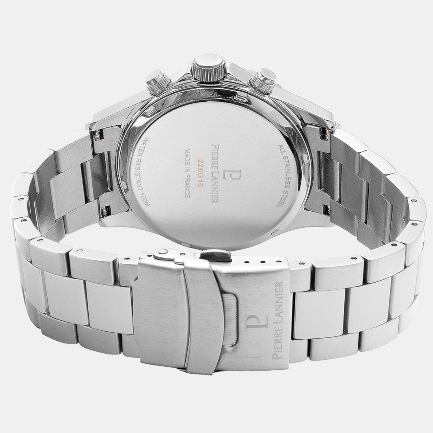Cronos Men Quartz Blue Dial Chronograph Stainless Steel Watch 226G161