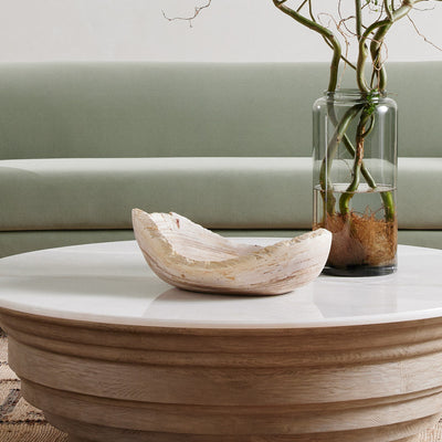 Noki Petrified Wood Bowl