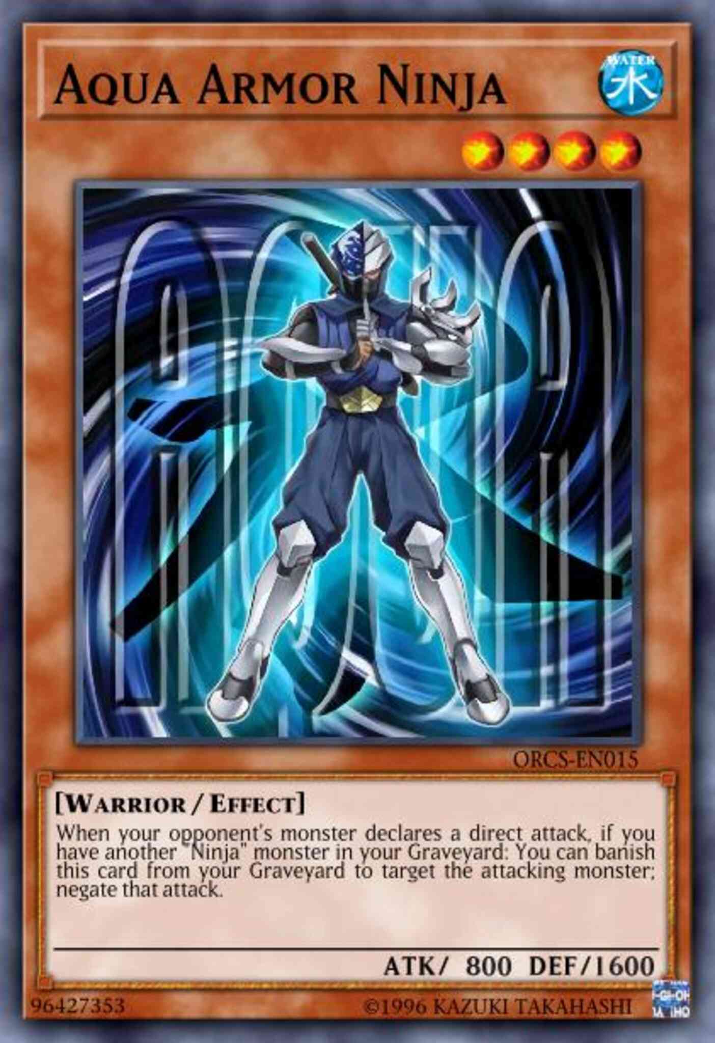 Aqua Armor Ninja - SP13-EN017 - Common - 1st Edition
