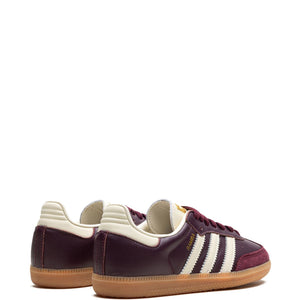 Adidas Samba Og Maroon Gold Metallic W