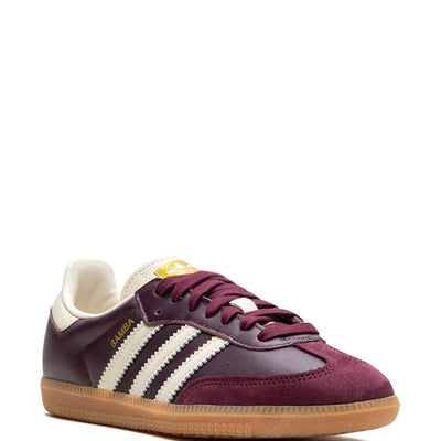 Adidas Samba Og Maroon Gold Metallic W