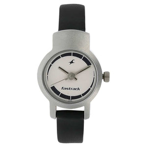 Fastrack Black & Silver