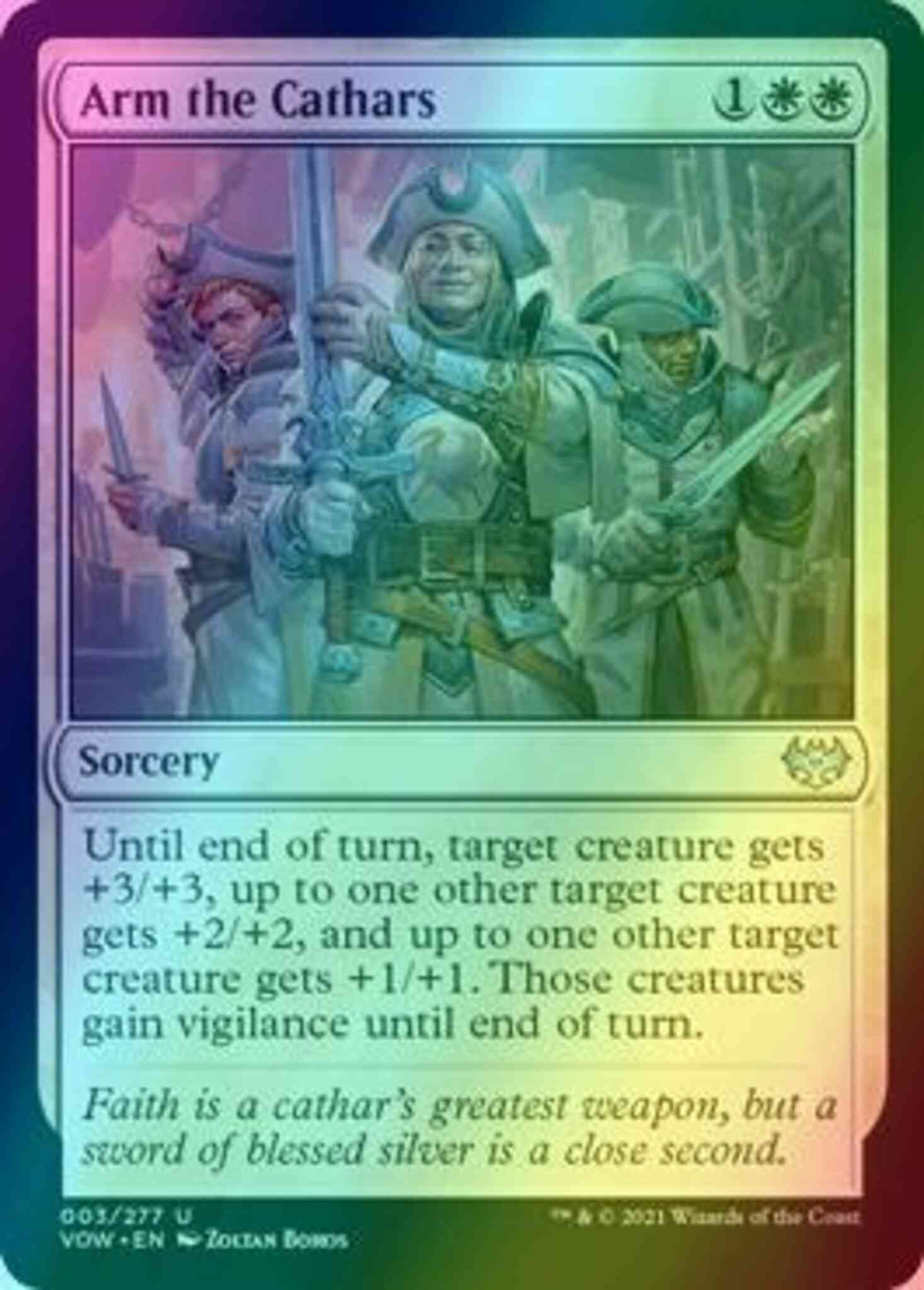 Arm the Cathars [3] [Innistrad: Crimson Vow] [Foil]