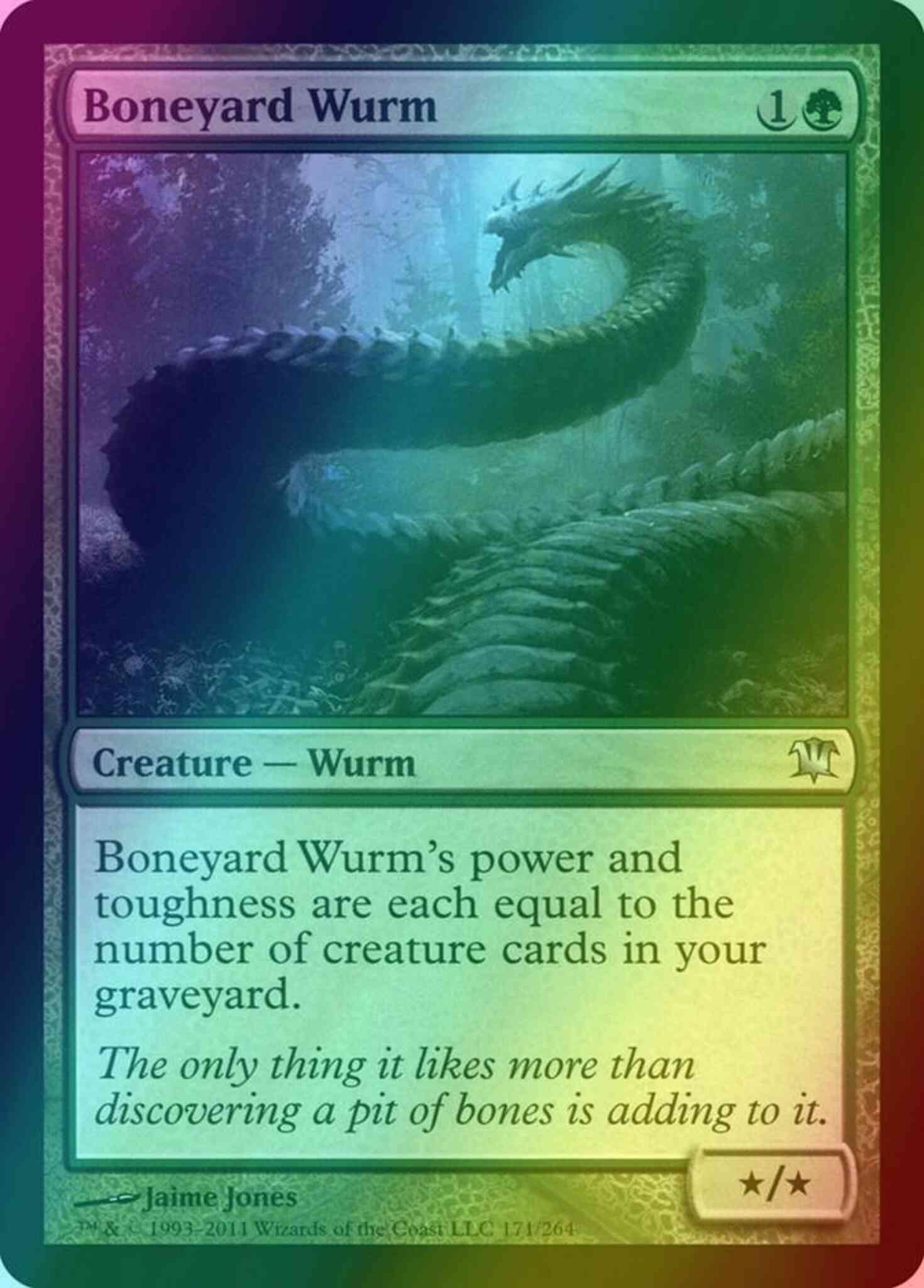Boneyard Wurm [171] [Innistrad] [Foil]