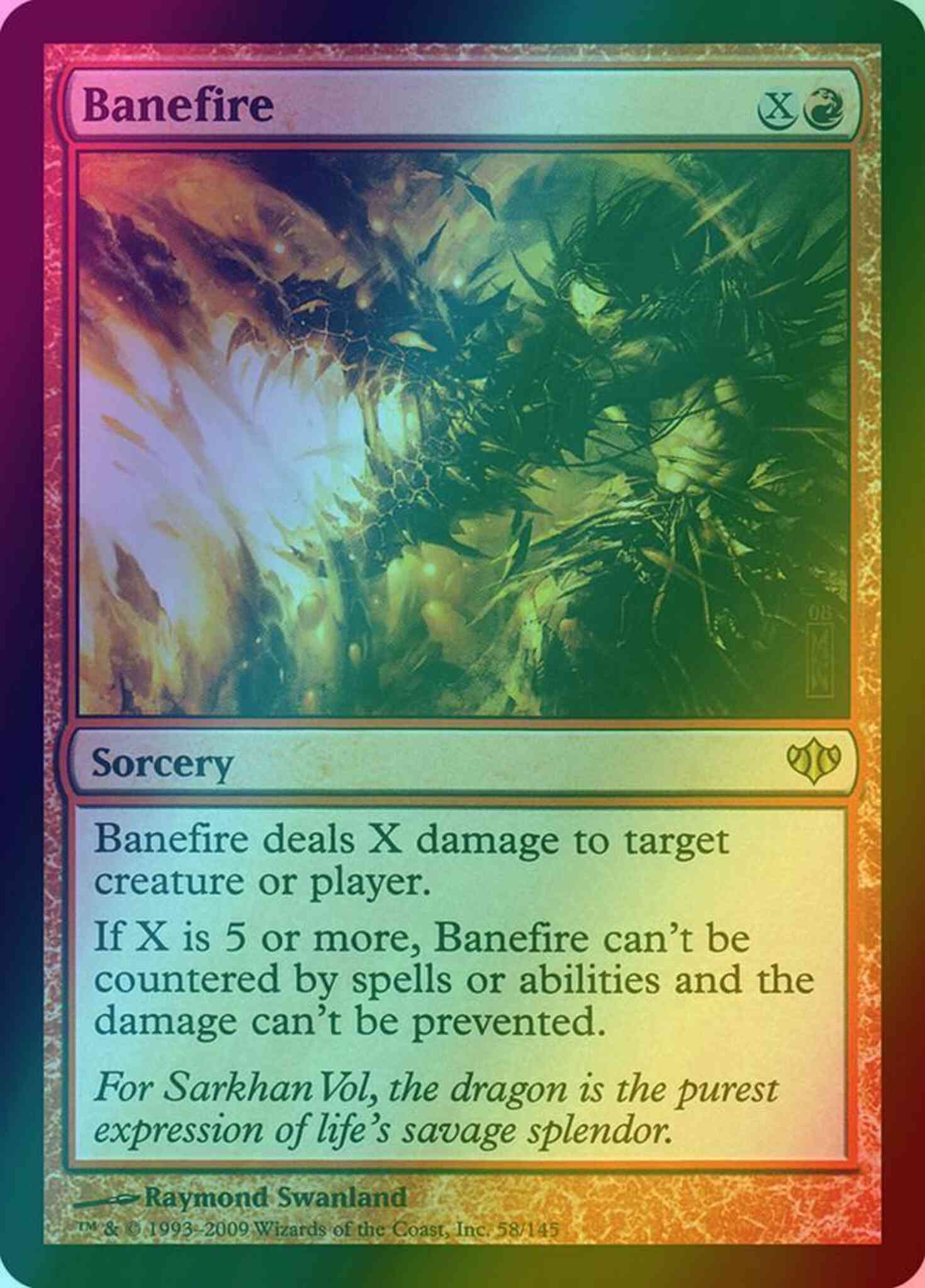 Banefire [58] [Conflux] [Foil]