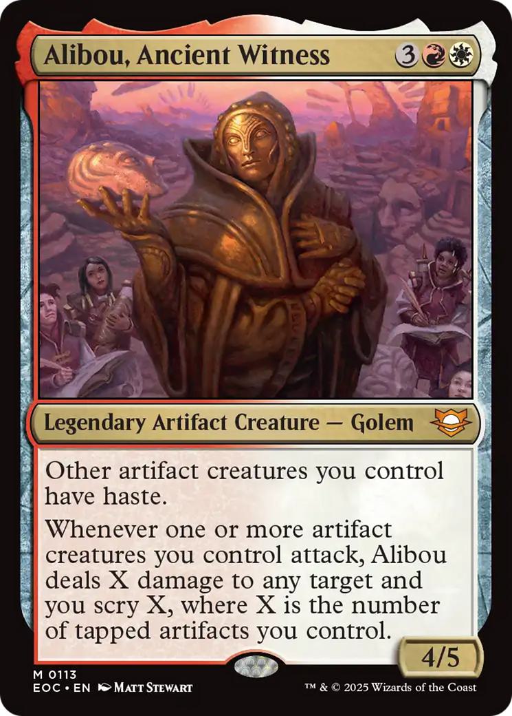 Alibou, Ancient Witness [113] [Edge of Eternities: Commander] [Non-Foil]