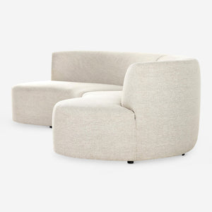 Diaz Indoor / Outdoor Curved Sectional Sofa