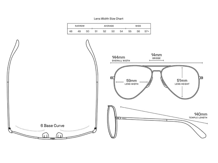 Phantom Titanium XL Sunglasses