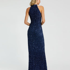 Mac Duggal 23018 Fitted Long Formal Evening Prom Dress
