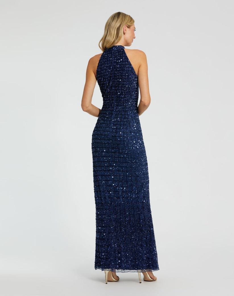Mac Duggal 23018 Fitted Long Formal Evening Prom Dress