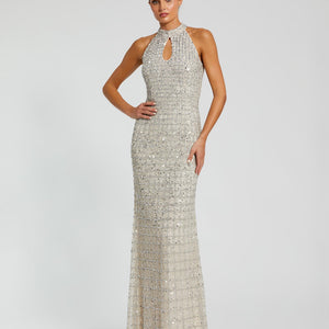 Mac Duggal 23018 Fitted Long Formal Evening Prom Dress