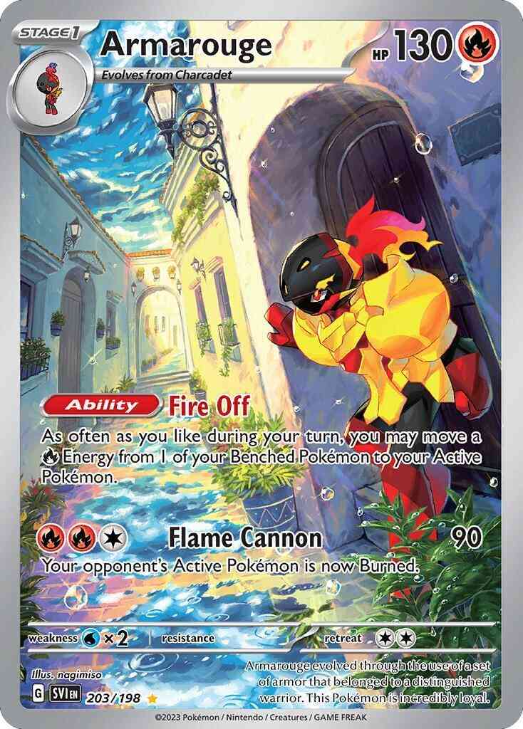 Armarouge - 203/198 - Illustration Rare [sv01-203] [Ultra]