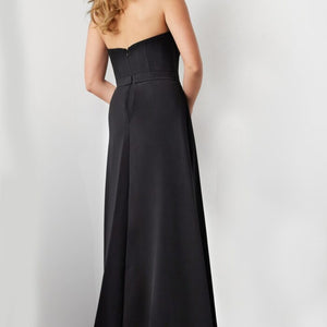 Jovani 23150 High Slit Long A Line Formal Jumpsuit