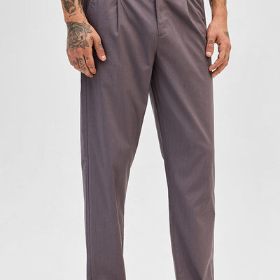 Grey Slim Fit Trousers