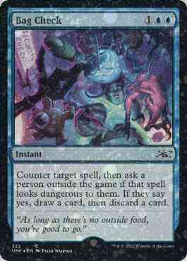 Bag Check [322] [Unfinity] [Galaxy Foil]