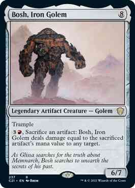 Bosh, Iron Golem [237] [Commander 2021] [Non-Foil]