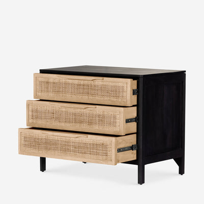 Hannah 3-Drawer Nightstand