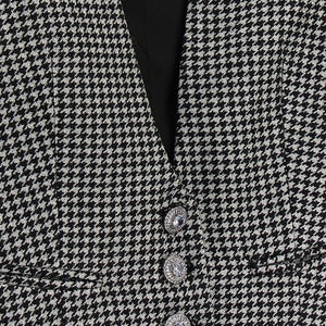 Alexandre Vauthier Houndstooth Waistcoat