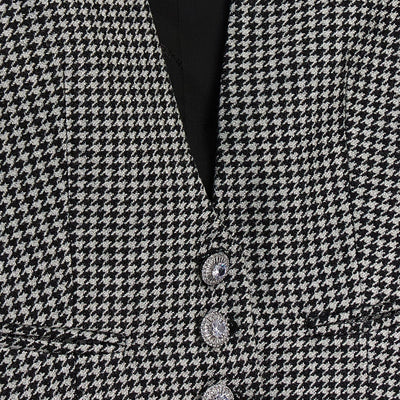 Alexandre Vauthier Houndstooth Waistcoat