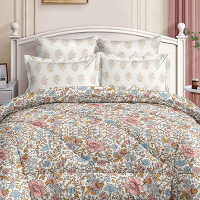 Grand Opal Double Bedsheet with 2 Pillow Covers - 23504