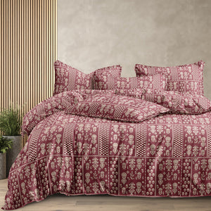 Grand Opal Double Bedsheet with 2 Pillow Covers - 23508
